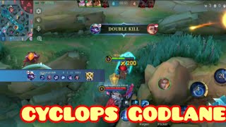 Cyclops Godl Lane 2024 Semua Hero Bocor   Mobile Legends [upl. by Jaworski848]