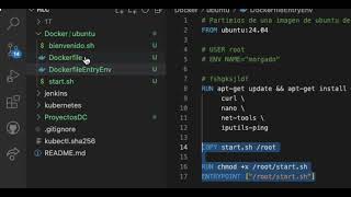 DockerFile Entrypoint y VEntorno [upl. by Asiuqram]