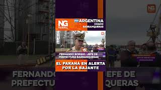 EL PARANÁ EN ALERTAPOR LA BAJANTE [upl. by Maureene]