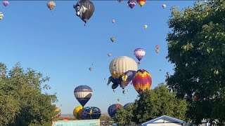 51st Albuquerque International Balloon Fiesta Day 2 Mass ascension [upl. by Sillyrama294]