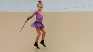 Majorettes  SOLO BATON CADET  Mazoretky  Hradec Kralove 2024 [upl. by Noremac813]