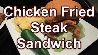 How to make Double Dipped Chicken Fried Steak Sandwich [upl. by Dermott]