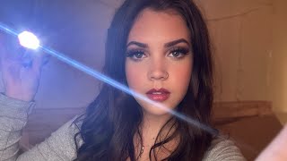 ASMR Examining The Skin On Your Face🔎 Light Triggers Glove Sounds less talking whispered [upl. by Herr386]