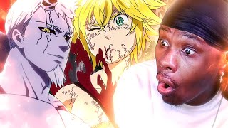 MELIODS VS HENDRICKSON SEASON FINALE Seven Deadly Sins Episode 24 REACTION [upl. by Hildegard]