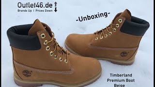 Timberland Premium Boot DEUTSCH Unboxing l Review l Overview l Haul l Outlet46 [upl. by Ayifa]