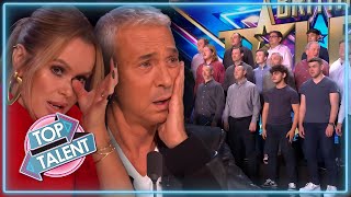 SENSATIONAL Welsh Male Choir Has Judges In TEARS In Britains Got Talent Audition 2023 [upl. by Ver74]