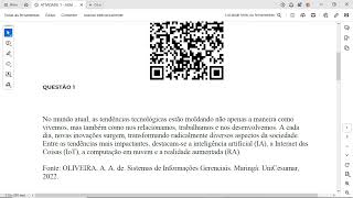 A partir do exposto pesquise e selecione 1 uma uma tendência tecnológica Inteligência Artificial [upl. by Akaya]