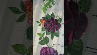 Rang Te Ruttan art handpaintedsuitsonline fabricpaint Rang Te Ruttan tiktok tiktokvideo [upl. by Nosiddam]