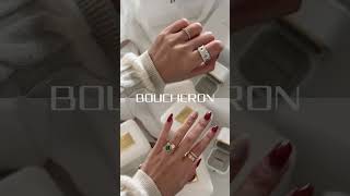 UNBOXING  Boucheron Rings Quatre Serpent Bohème boucheron jewerly unboxing [upl. by Bowen]