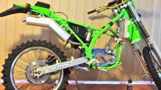 KDX 250 D1 Kawasaki 2 Stroke Restoration Project Part 3 [upl. by Aicilana]