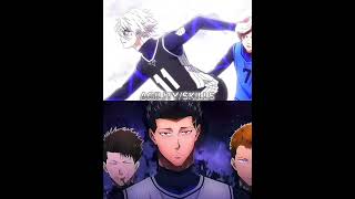 Isagi vs bachiranagi vs barourin vs sae bluelock anime [upl. by Oderfliw505]