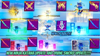 EVERYTHING NEW In the Ninja Katana Update Roblox Blade Ball 🔥PLUS OP ABILITY AND Giveaway🔥 [upl. by Crespo]