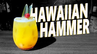 How To Make The Hawaiian Hammer Cocktail  Booze on The Rocks [upl. by Asare]