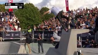 1st Place  Oskar Rozenberg Hallberg SWE 8637  Malmo SWE  2018 Mens Vans Park Series [upl. by Nasus210]