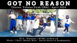 Got No Reason Line Dance  Beginner  Yohana Dyah INA [upl. by Heiskell]