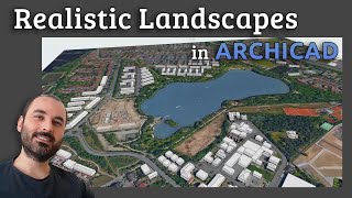 Realistic Landscape in Archicad Tutorial [upl. by Renie]