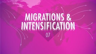 Migrations and Intensification Crash Course Big History 7 [upl. by Lohner]