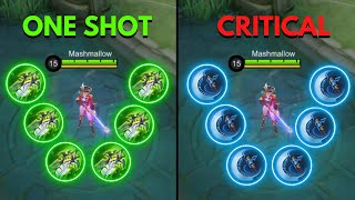 Lesley Buff One Shot Build vs Critical Build [upl. by Nahsab]