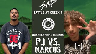 “Battle At Creek 4” Quarterfinal Rounds 48 Pj Vs Marcus [upl. by Llehsal916]