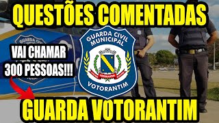 QUESTÕES COMENTADAS GCM VOTORANTIM  Lei Complementar 0092017  21712010  Lei 10901993 [upl. by Gnilyam]