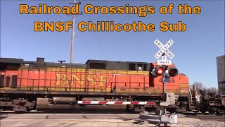 Railroad Crossings of the BNSF Chillicothe Sub Volume 3 [upl. by Lennej]