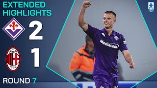 FIORENTINAMILAN 21  EXTENDED HIGHLIGHTS  SERIE A 202425 [upl. by Malchus]