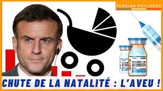 Chute inédite de la natalité en France  l’incroyable aveu [upl. by Ahsatal184]