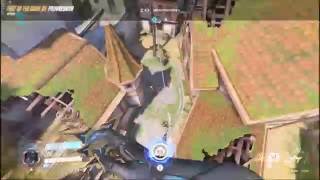 Genji New Map Eichenwalde Edge Dash and Ultimate Kills [upl. by Dnomde]