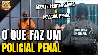 O QUE FAZ UM POLICIAL PENAL QUAL A DIFERENÇA AGENTE PENITENCIÁRIO PARA POLICIAL PENAL [upl. by Germain]