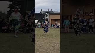 Jingle dancer side step at the 2024 East Lake Powwow in McGregor Minnesota [upl. by Irodim470]