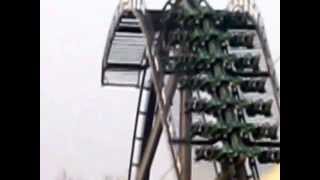 Raptor First Test Ever First Wing Coaster Bolliger amp Mabillard  Gardaland [upl. by Ahsiuqel]