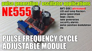 Review NE555 Pulse Frequency Cycle Adjustable Module Square Wave Signal Generator H2578AY K68674BS [upl. by Ivek17]