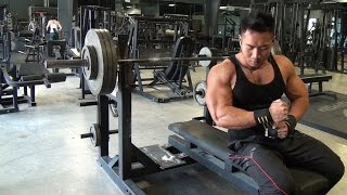 041915 bench press  dead bench press training [upl. by Htrap108]