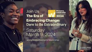 2024 Adelphi Womens Leadership Conference Promo [upl. by Assirk738]