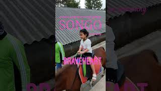 Brave litle girl riding horse [upl. by Disini]