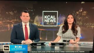 KCAL News at 11pm on CBS Los Angeles Sunday open December 1 2024 [upl. by Nirrok]