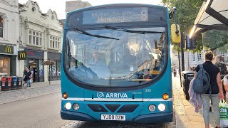 Voith and Full Thrash  Arriva Herts and Essex 3761 VDL Wright Pulsar working the 8 [upl. by Norvin]