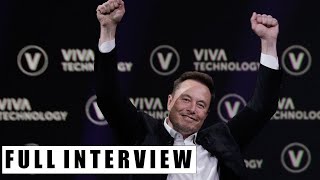 FULL ELON MUSK TALK AT VIVA TECHNOLOGY 2023 [upl. by Sanborn]