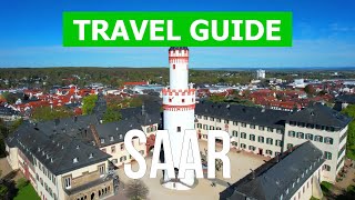 Saar Germany  City of Saarbrücken Neunkirchen Homburg Merzig  Drone 4k video Saar what to see [upl. by Herwig]