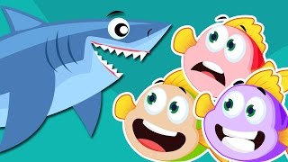 Three Little Fishies 🐟 🐟 🐟  Three Little Fishies Song 🐟 🐟 🐟  Nursery Rhyme With Lyrics [upl. by Ahsiakal542]