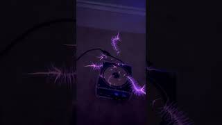 Tesla coil and thin copper wire [upl. by Ahsieyn508]