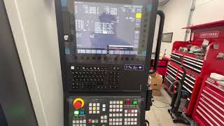 Fanuc IHMI control How to upload a program to DN Solution 5700 Doosan 5700 [upl. by Yrocal]