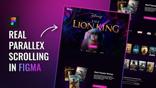 Figma Tutorial  Designing a full Website with Parallax Scroll Animation in figma [upl. by Lonee183]