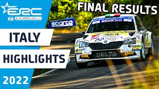 ERC Rally Highlights  ERC Rally di Roma Capitale 2022  Final Day Results from Italy [upl. by Borras74]