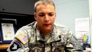 Army National Guard Success Story Staff Sgt Lee Sanders [upl. by Ohs177]