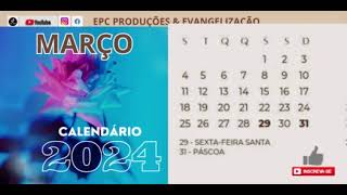 CALENDÁRIO 2024 [upl. by Legna]