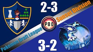 Pokémon Draft League  Clonbrook Kyogres VS Tottenham Hoothoots  S7 W6 Sunset Div [upl. by Gerkman]