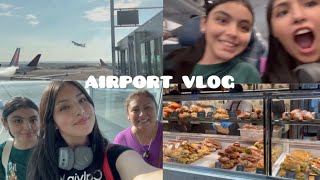 TRAVEL VLOG flying to italy ✈️ airport vlog [upl. by Aihppa]