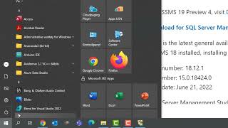 SQLServer 2022 Express and SQL SERVER MANAGEMENT STUDIO RELEASE 19 – Downloading and Installation [upl. by Surdna792]