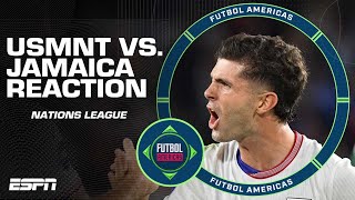 ‘DOMINANT THE ONLY WORD’ USMNT reach Nations League semifinals after win vs Jamaica  ESPN FC [upl. by Ovatsug]